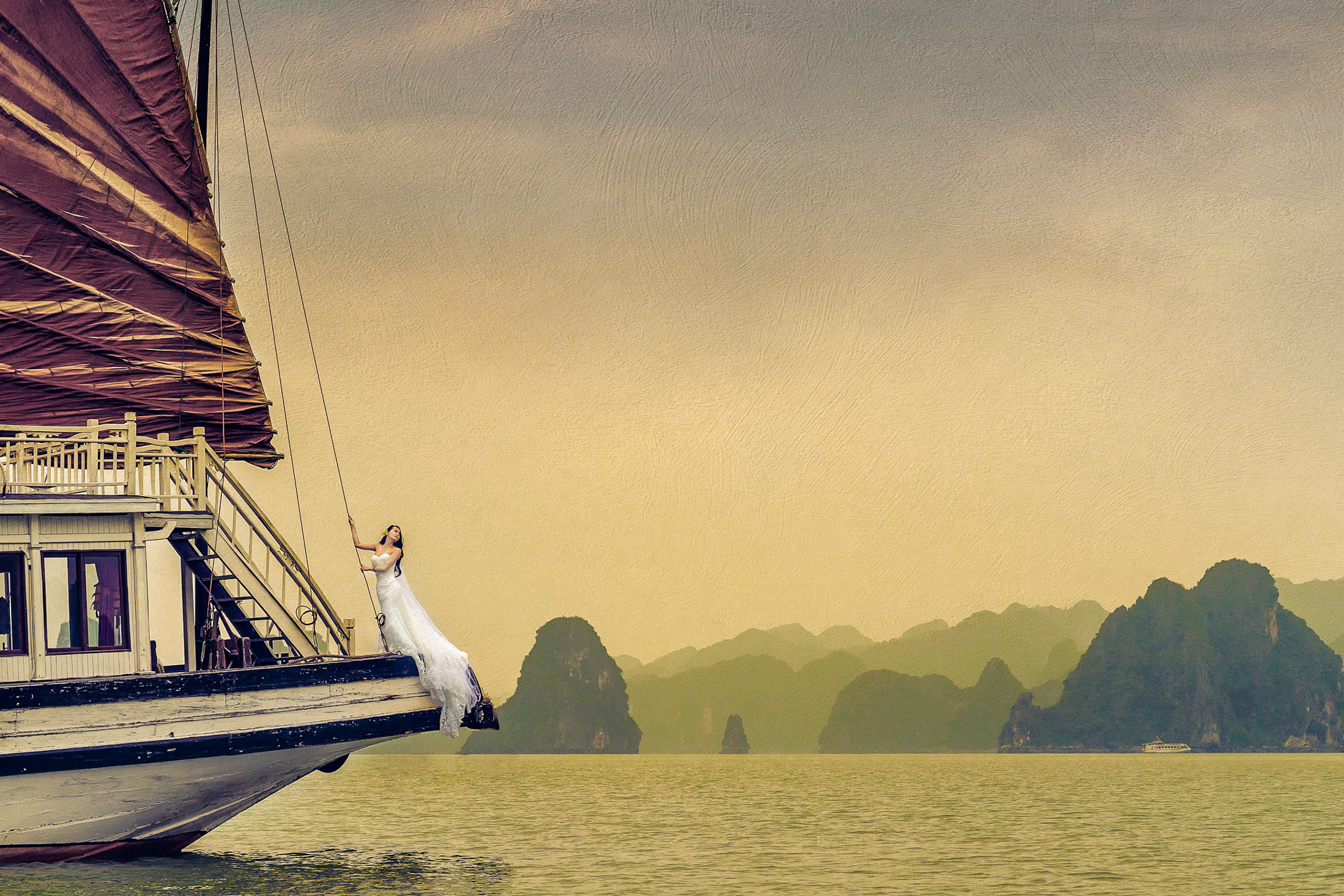 vietnam halong bay pre wedding